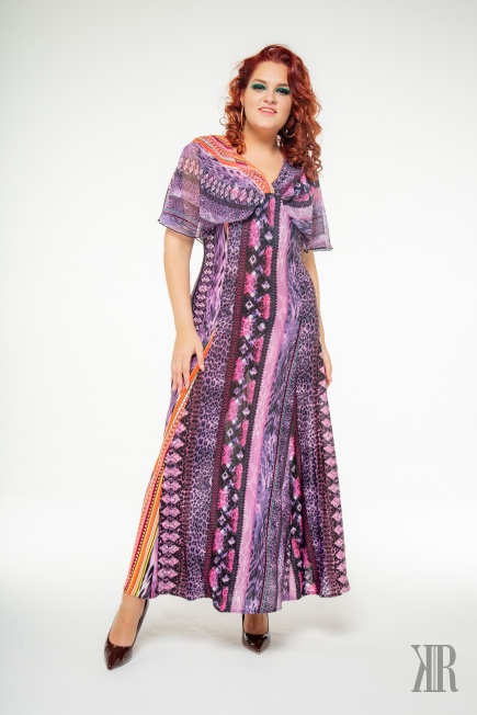 Платье женское 0555(лиловый) 