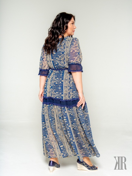 Платье женское 1574(синий)