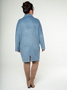 Пальто женское 7716(голубой)