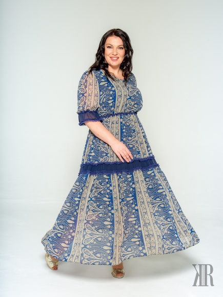 Платье женское 1574(синий)
