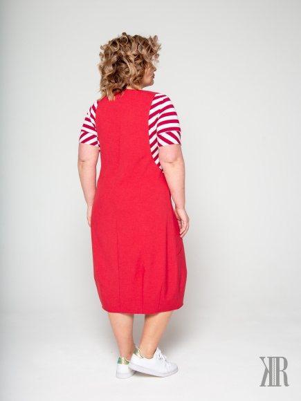 Платье женское 1651(красный)