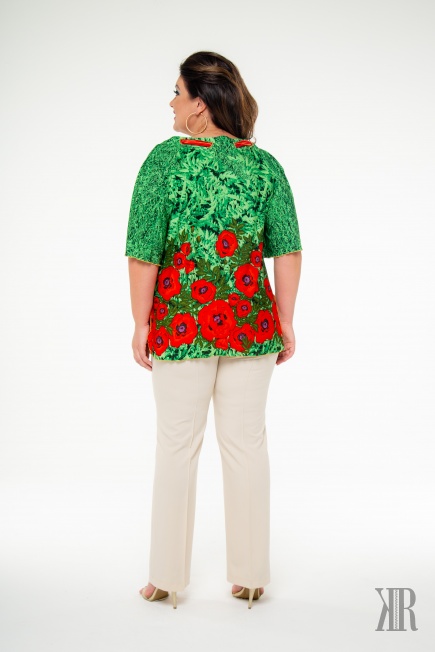Блуза женская 2141(зелёный) 