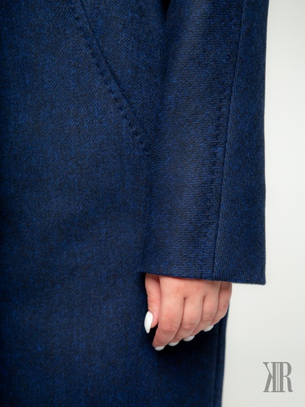 Пальто женское 7715(синий)