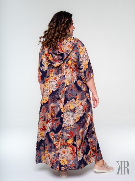 Платье женское 1611(оранжевый)