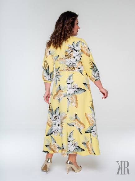 Платье женское 1618(желтый)