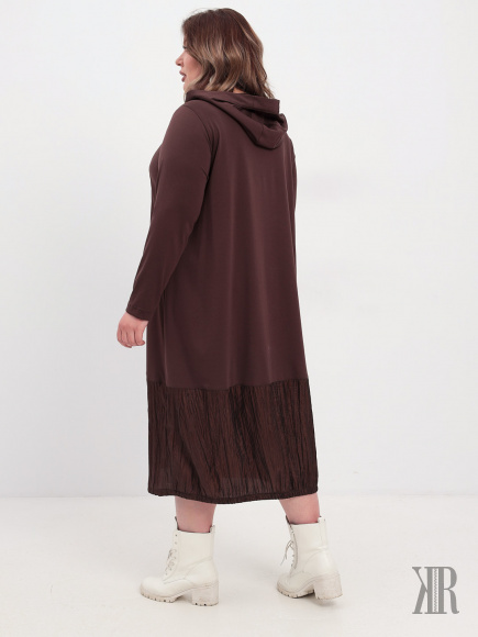 Платье женское 1699(коричневый)
